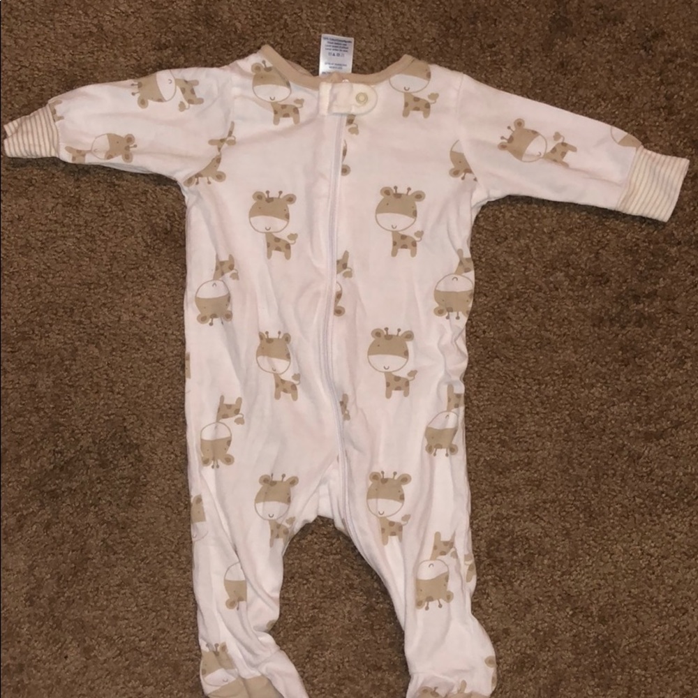 Infant footie pajama Gerber brand 0-3 months